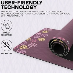 RDX D2 6mm PU Rubber Yoga Mat