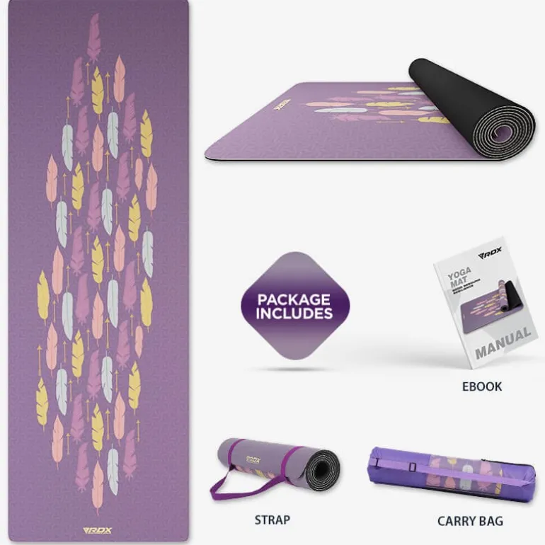 RDX D6 6mm PU Rubber Yoga Mat