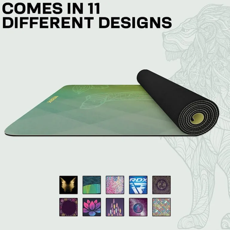 RDX D7 6mm PU Rubber Yoga Mat