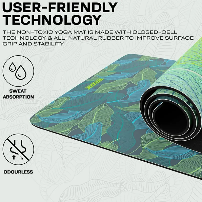 RDX D9 6mm PU Rubber Yoga Mat