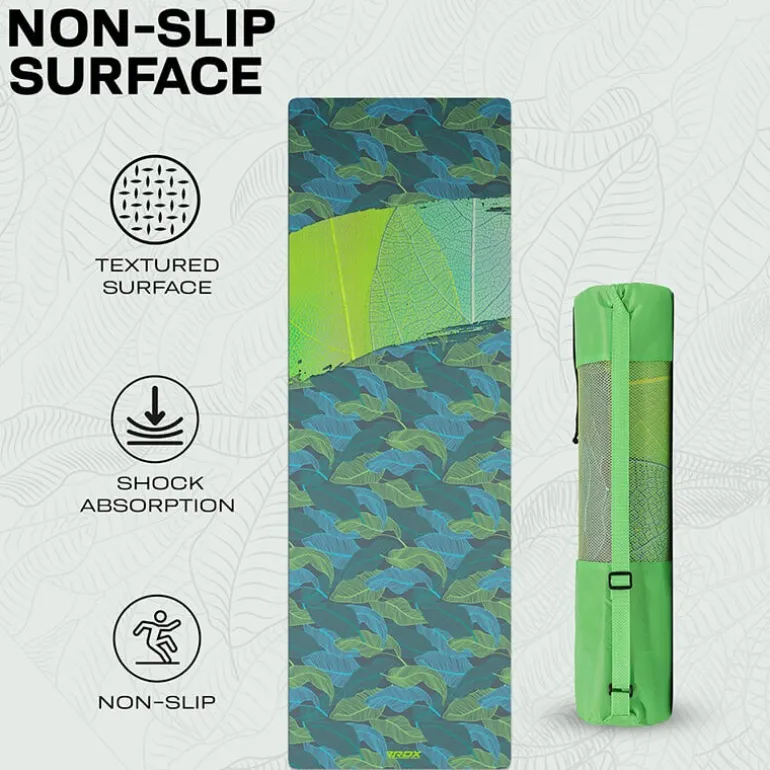 RDX D9 6mm PU Rubber Yoga Mat