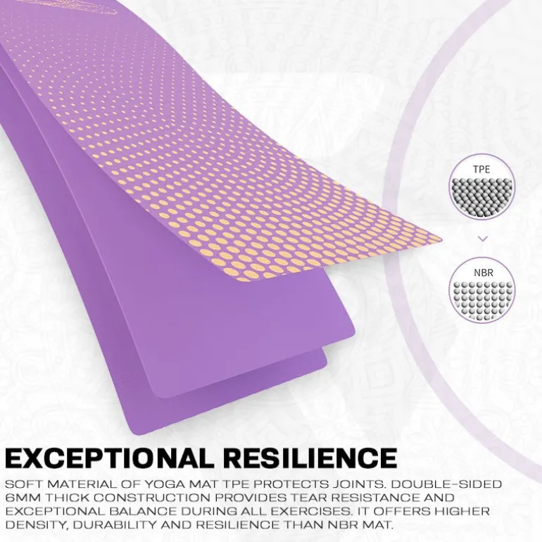RDX D2 6mm TPE Yoga Mat