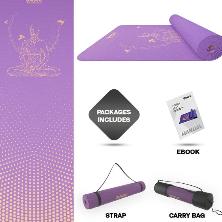 RDX D2 6mm TPE Yoga Mat