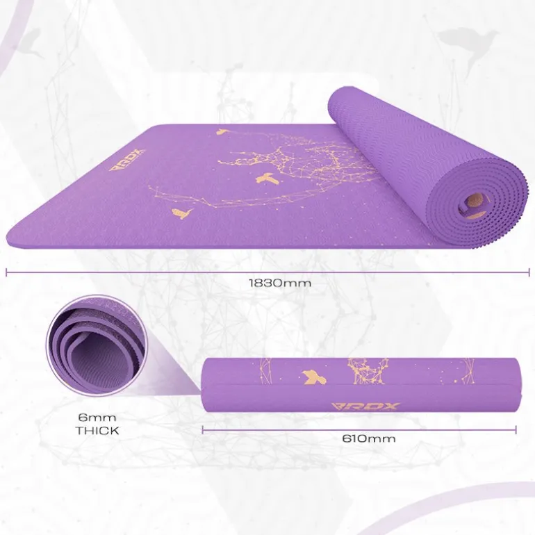 RDX D2 6mm TPE Yoga Mat