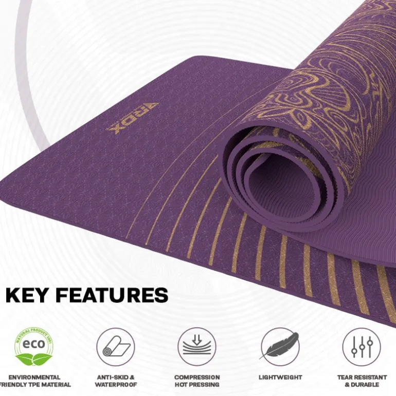 RDX D3 6mm TPE Yoga Mat