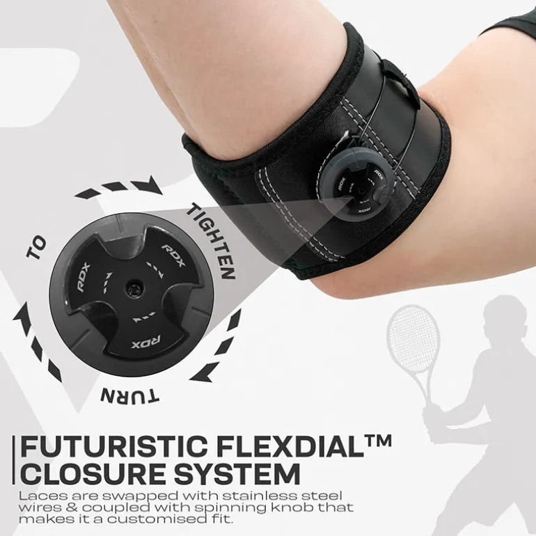 RDX EP FDA Approved Elbow Brace Adjustable Compression Support with FlexDIAL