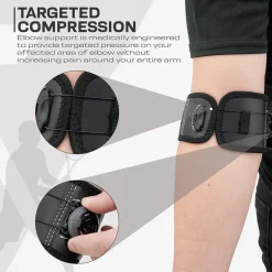 RDX EP FDA Approved Elbow Brace Adjustable Compression Support with FlexDIAL
