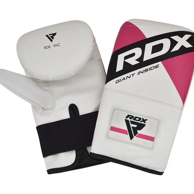 RDX F10 Boxing Bag Gloves White/Pink