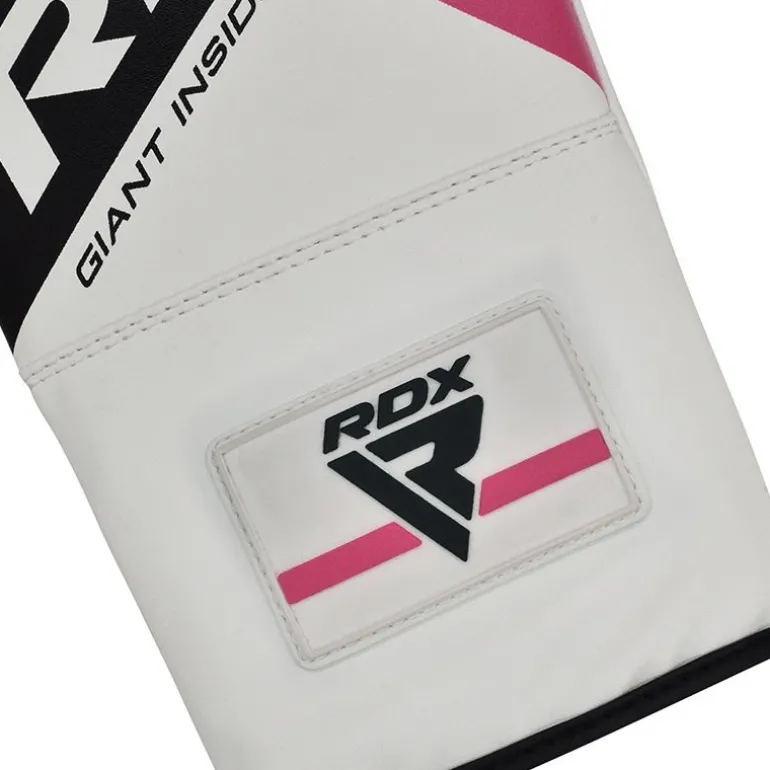 RDX F10 Boxing Bag Gloves White/Pink