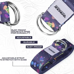 RDX F3 D-Ring Steel Buckle Cotton Yoga Strap