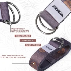 RDX F4 D-Ring Steel Buckle Cotton Yoga Strap