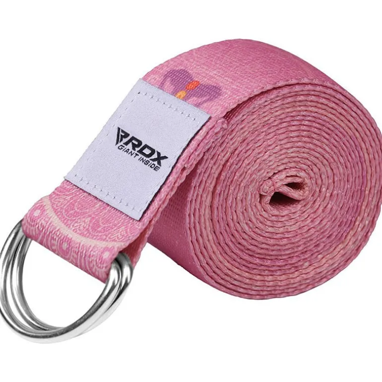 RDX F5 D-Ring Steel Buckle Cotton Yoga Strap