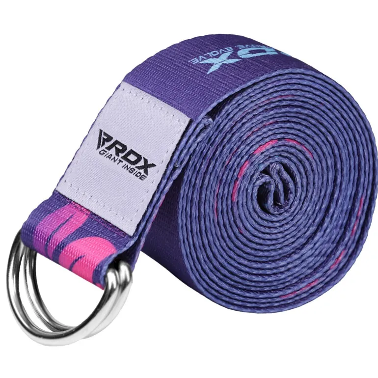 RDX F6 D-Ring Steel Buckle Cotton Yoga Strap