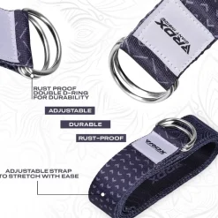 RDX F15 D-Ring Steel Buckle Cotton Yoga Strap