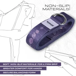 RDX F19 D-Ring Steel Buckle Cotton Yoga Strap