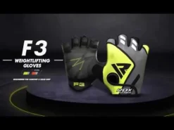 RDX F3 Fingerless Weight Lifting Gloves