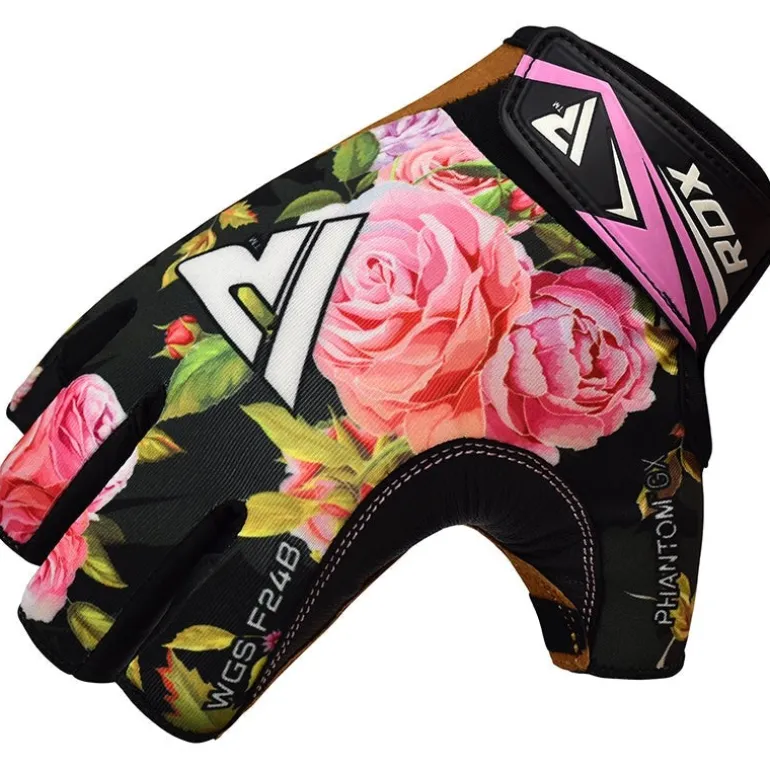 RDX F24 Floral Gym Workout Gloves for Women