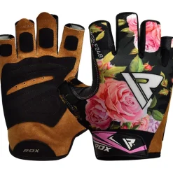 RDX F24 Floral Gym Workout Gloves for Women
