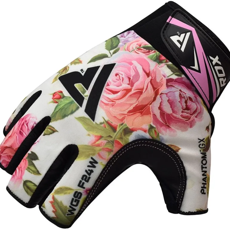 RDX F24 Floral Gym Workout Gloves for Women