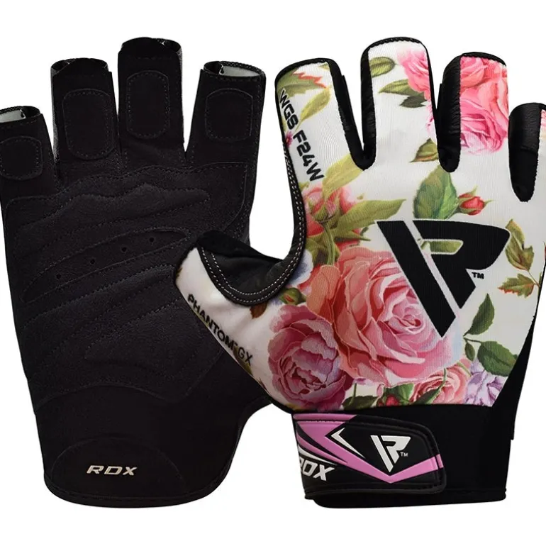 RDX F24 Floral Gym Workout Gloves for Women