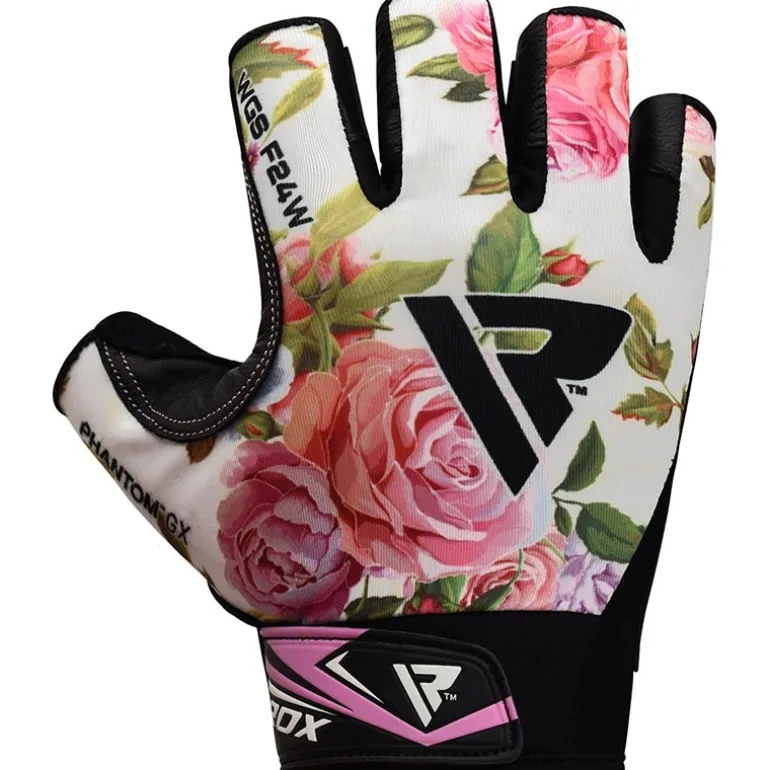 RDX F24 Floral Gym Workout Gloves for Women