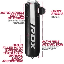 RDX F6 4ft / 5ft 2-in-1 KARA Training Punching Bag Set