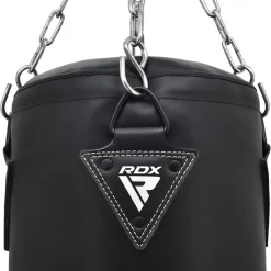 RDX F10 4ft / 5ft 2-in-1 Training Punch Bag Black Set