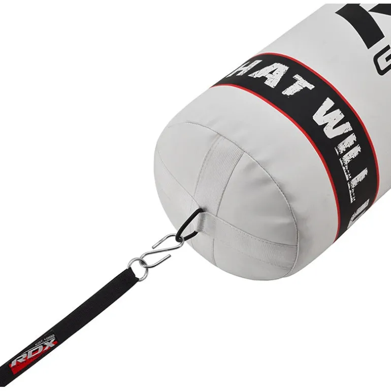 RDX F1 4ft / 5ft 3-in-1 White Punching Bag with Mitts Set