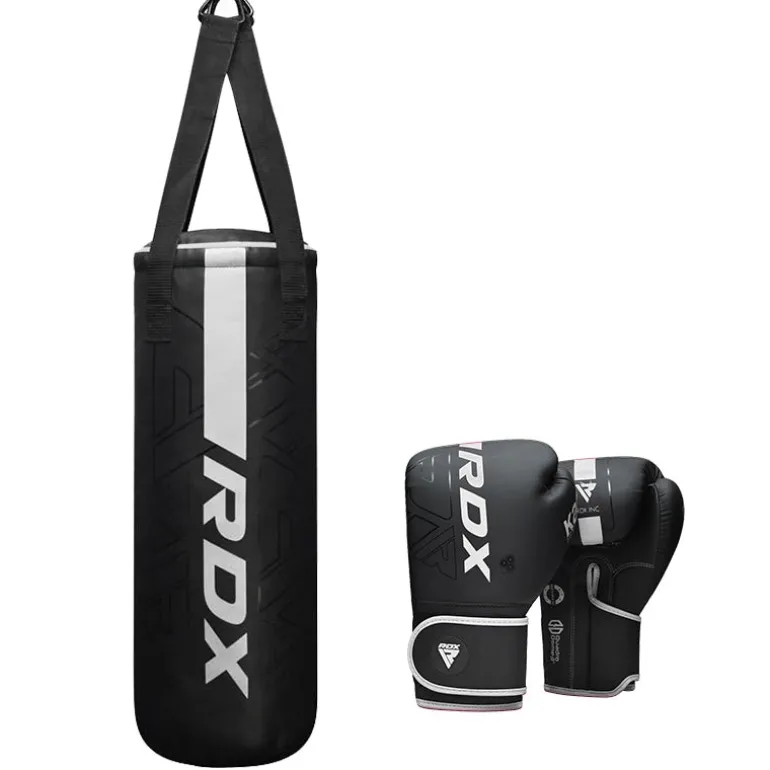 RDX F6 2FT KARA Kids Punch Bag & 6oz Gloves