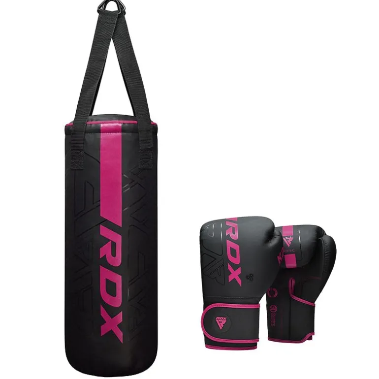 RDX F6 2FT KARA Kids Punch Bag & 6oz Gloves