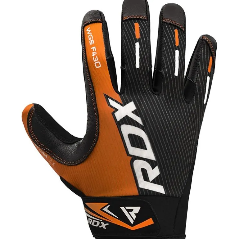 RDX F43 Full Finger Heavy Weightlifting Gym Gloves
