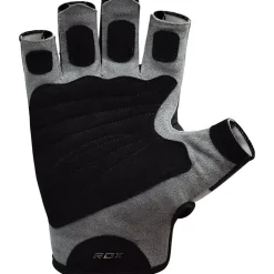 RDX F22 Half Finger Solid Grip Weight Lifting Training Gym Gloves