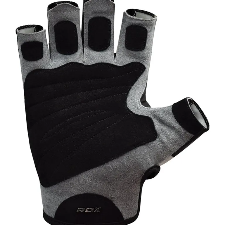 RDX F22 Half Finger Solid Grip Weight Lifting Training Gym Gloves