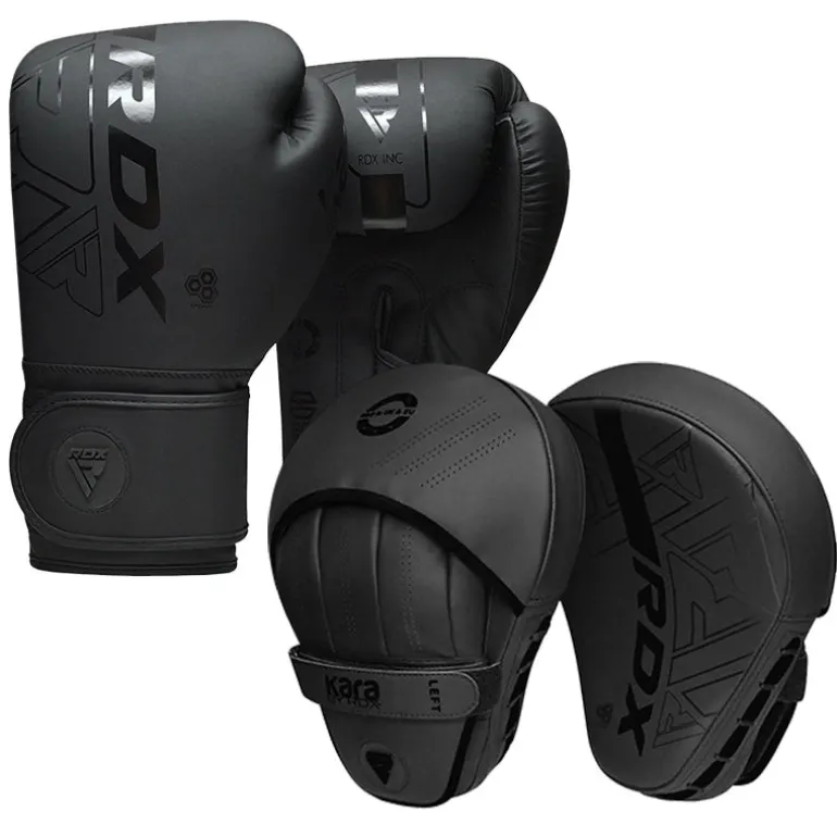 RDX F6 KARA Boxing Gloves & Focus Pads