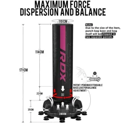 RDX F6 KARA 5-ft Free-standing Punching Bag