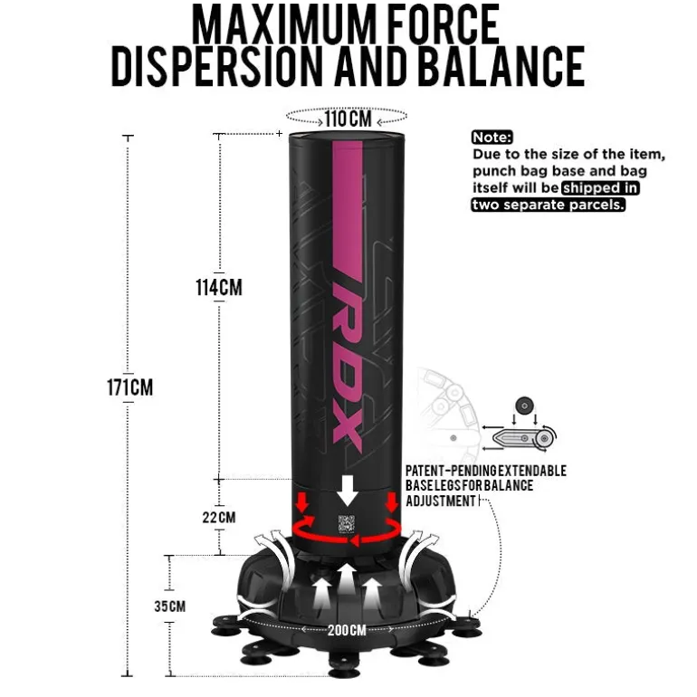 RDX F6 KARA 5-ft Free-standing Punching Bag