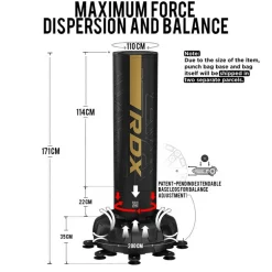 RDX F6 KARA 5-ft Free-standing Punching Bag