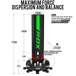RDX F6 KARA 5-ft Free-standing Punching Bag