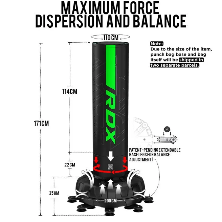 RDX F6 KARA 5-ft Free-standing Punching Bag