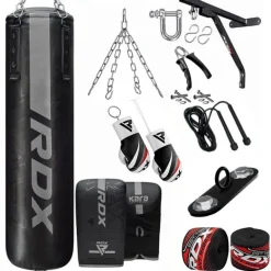 RDX F6 KARA 14-in-1 Punch Bag with Bag Gloves Set