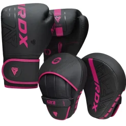 RDX F6 Kids 6oz KARA Boxing Gloves & Focus Pads