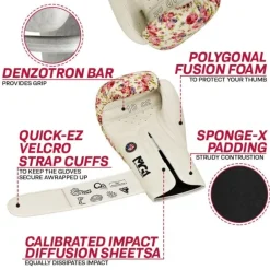 RDX FL6 Floral Boxing Gloves