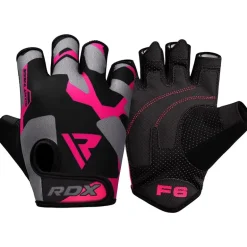 RDX F6 Pink Weightlifting Gym Gloves