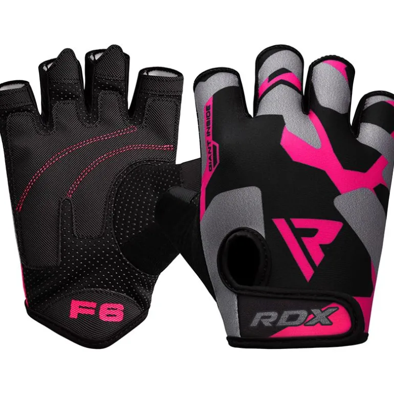 RDX F6 Pink Weightlifting Gym Gloves