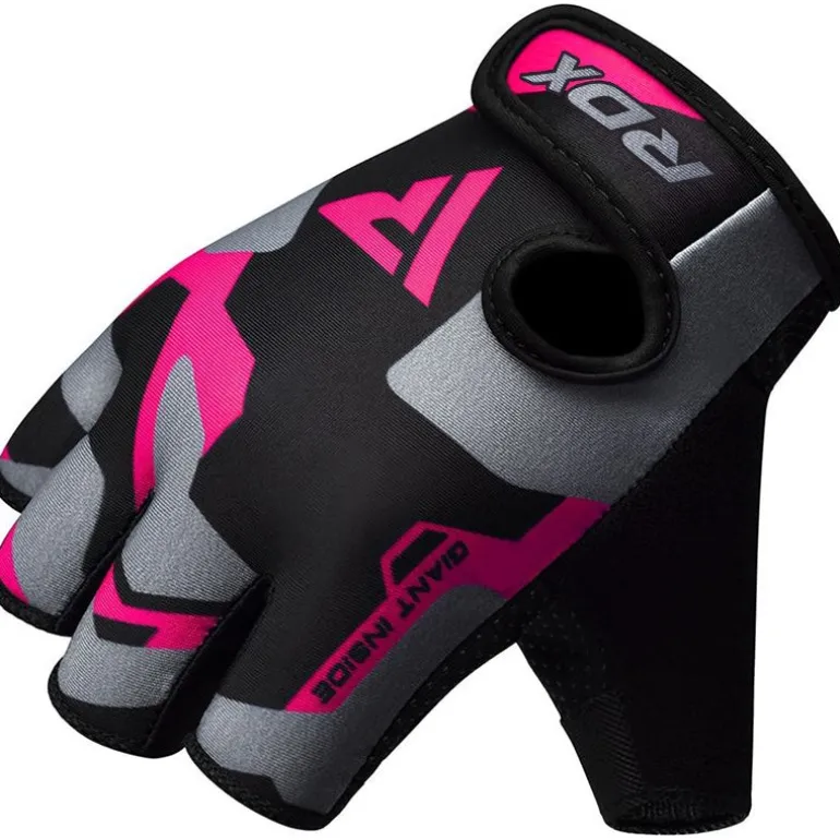 RDX F6 Pink Weightlifting Gym Gloves