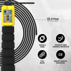 RDX FP Kids 10.3ft Adjustable Skipping Rope with Counter