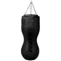 RDX Full Black Body Punch Bag with Mitts
