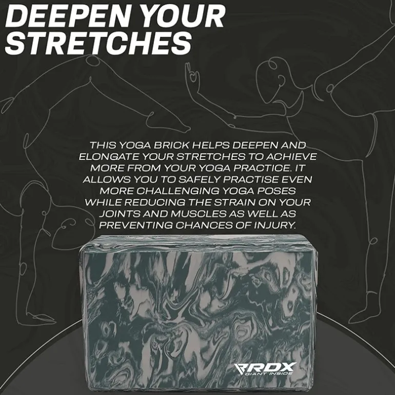 RDX GB EVA Foam High Density Non-Slips Yoga Block