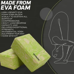 RDX GN EVA Foam High Density Non-Slips Yoga Block