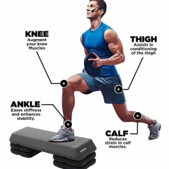 RDX GR Aerobic Step Platform With Adjustable Height